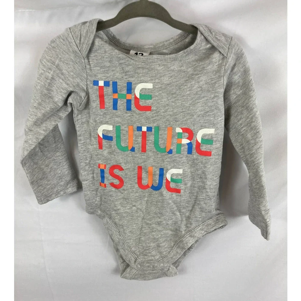 4/425 NWOT stem the future is we long sleeve one piece